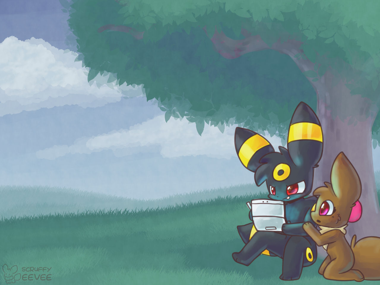 SSEC- Lovely day by Scruffyeevee on DeviantArt