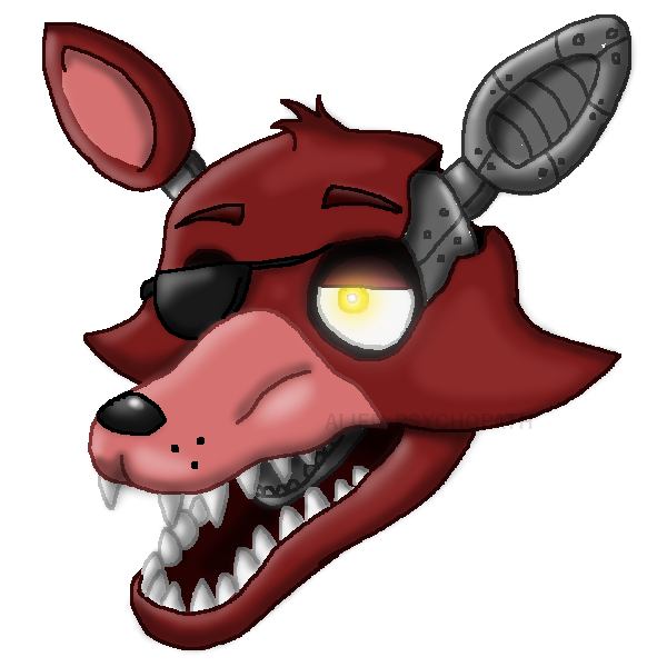 Fox Head Lol - Fnaf Withered Foxy Head, HD Png Download , Transparent Png  Image - PNGitem