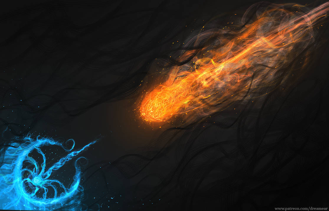 Mysterious Meteor and Shapes by Dreamear on DeviantArt