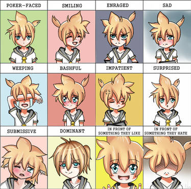 expression meme len kagamine