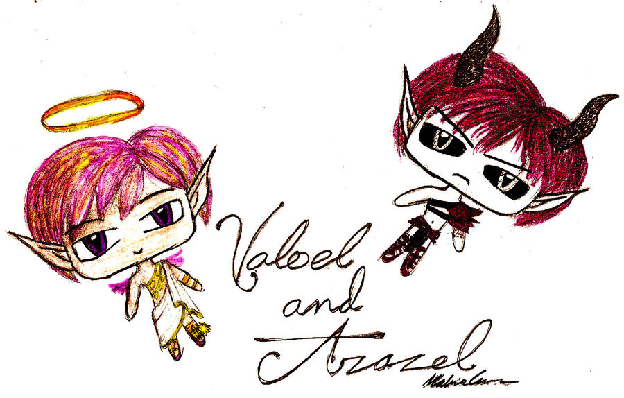Valoel and Azazel OC's by VampireMal on DeviantArt
