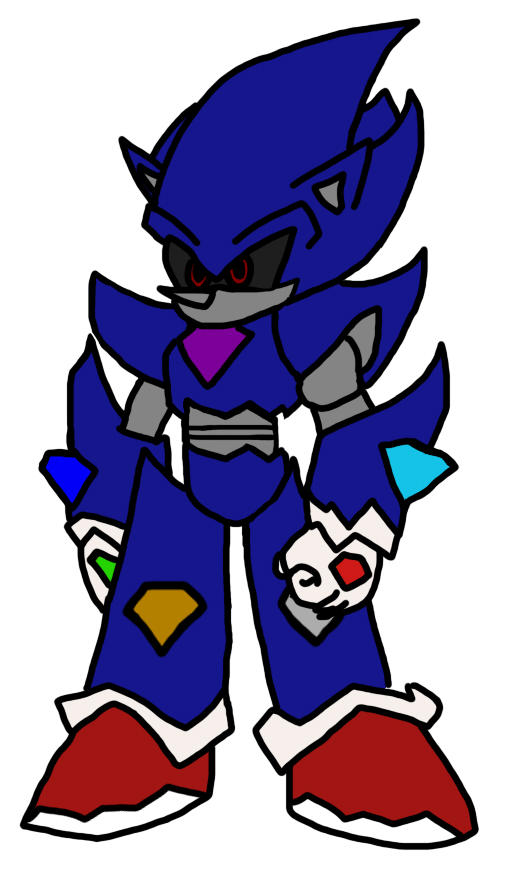 Metallix/Mecha Sonic (SMBZ) redesign by Iceber123 on DeviantArt
