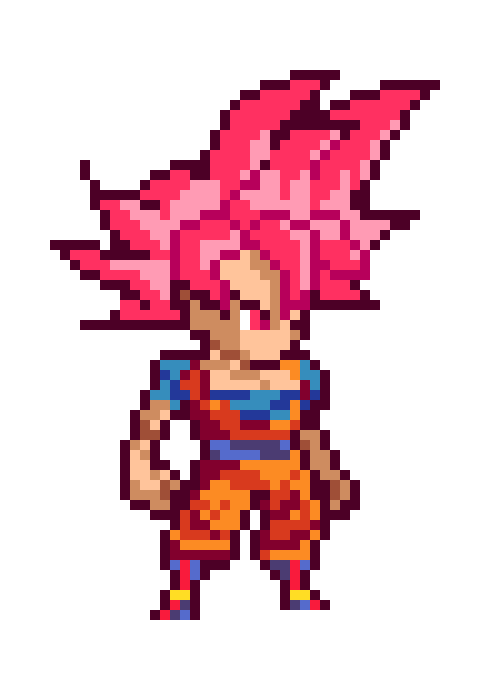 Super Saiyan God Super Saiyan Goku by spriteman1000 on DeviantArt