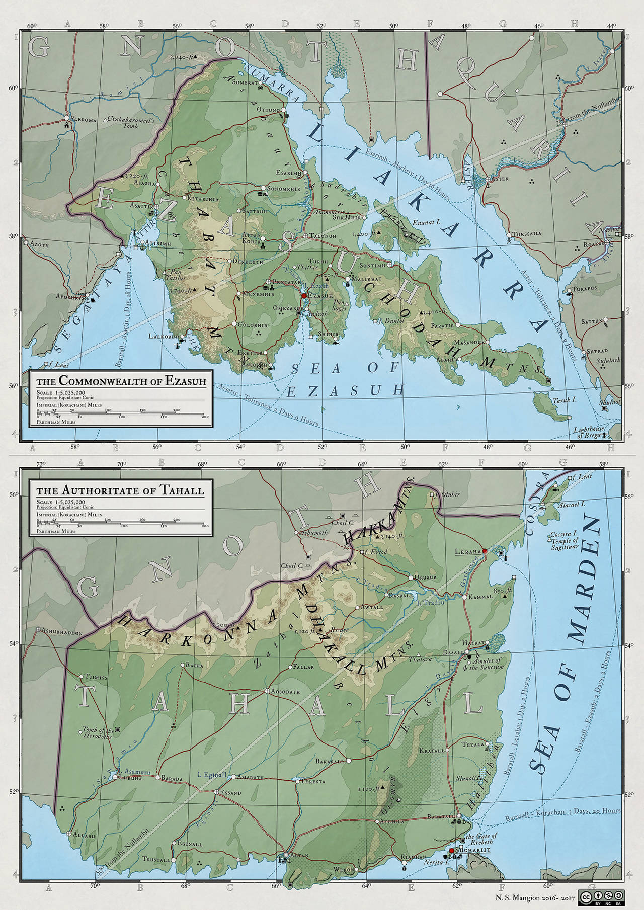 Atlas Elyden #21 - Ezasuh and Tahall by vorropohaiah