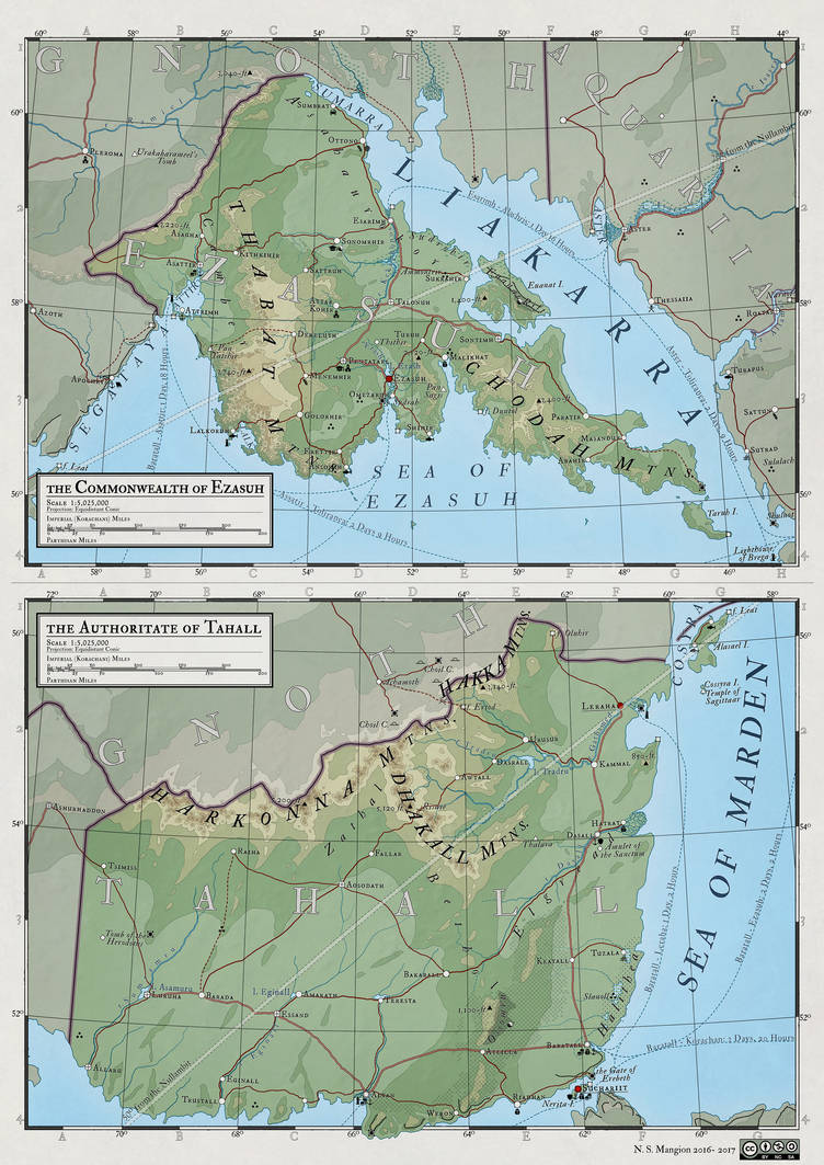 Atlas Elyden #21 - Ezasuh and Tahall by vorropohaiah