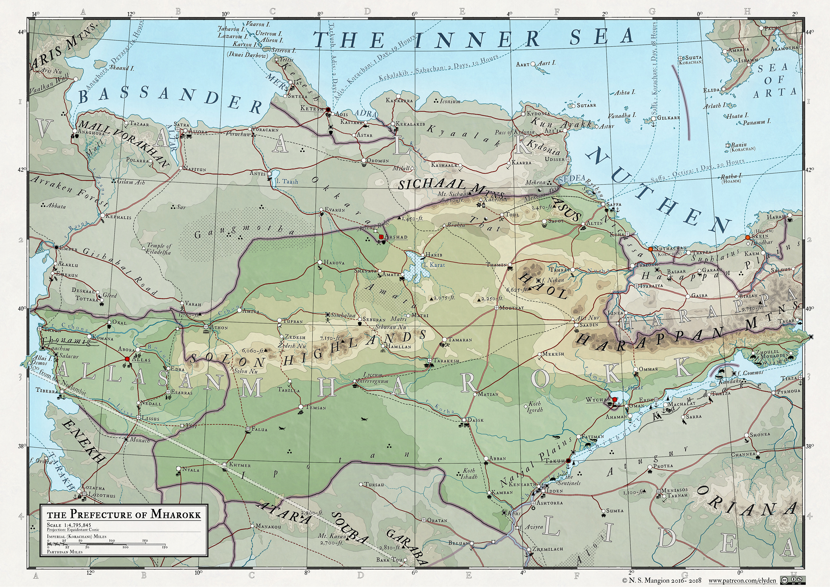 Atlas Elyden #23 - the Prefecture of Mharokk by vorropohaiah