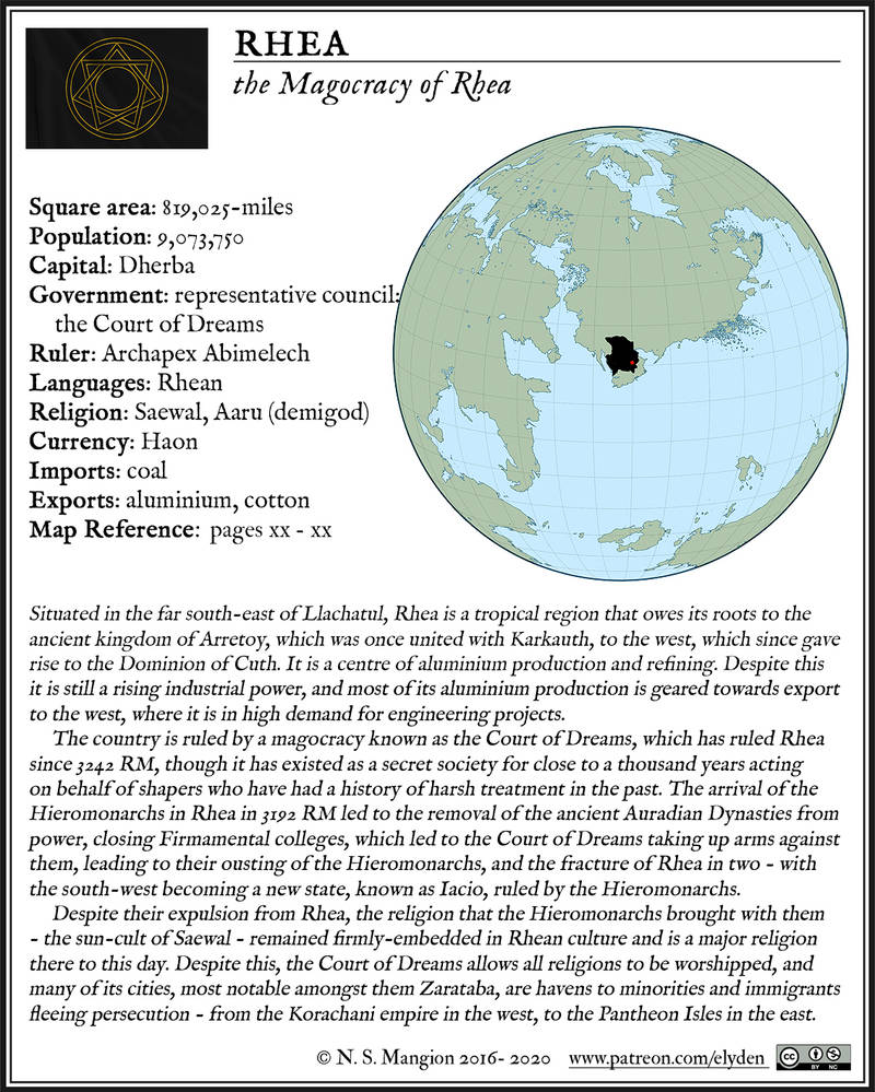Name List Rhea Map Rhea Fact Box by vorropohaiah on DeviantArt