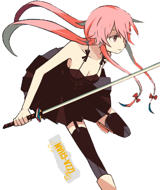 Anime render: Gasai Yuno