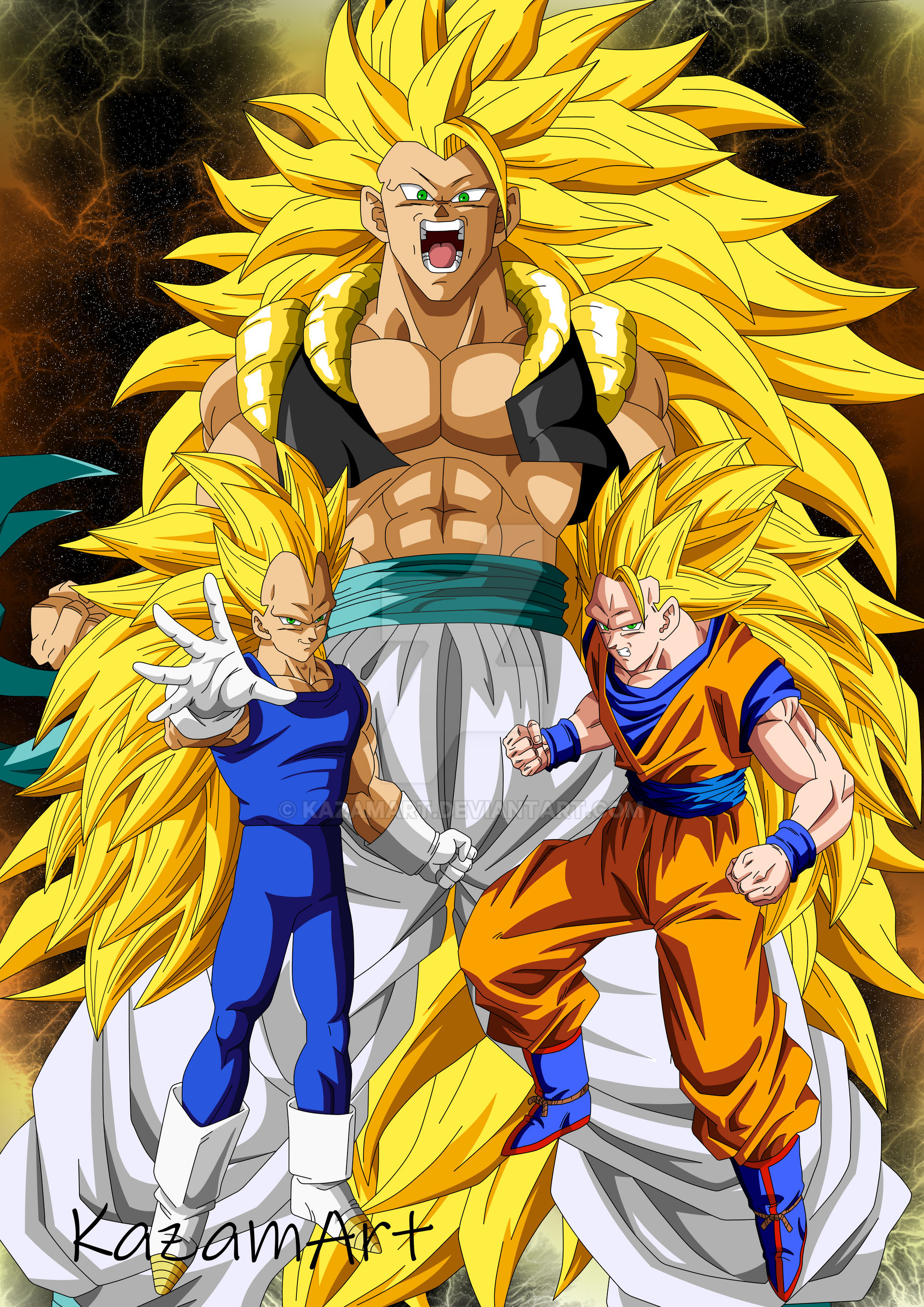 Fusion Gogeta Ssj3 by kazamart on DeviantArt