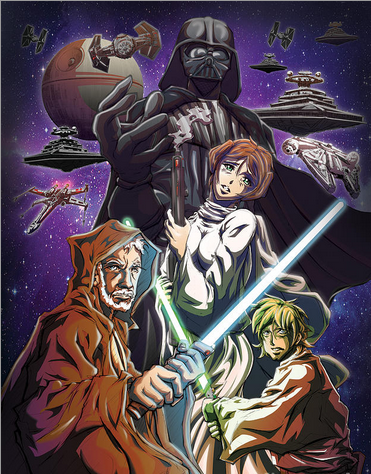 StarWars A New Hope Anime Form