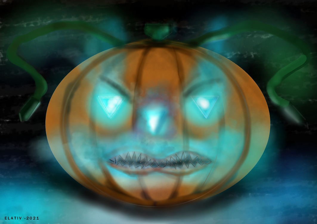 Evil Pumpkin by elativ on DeviantArt