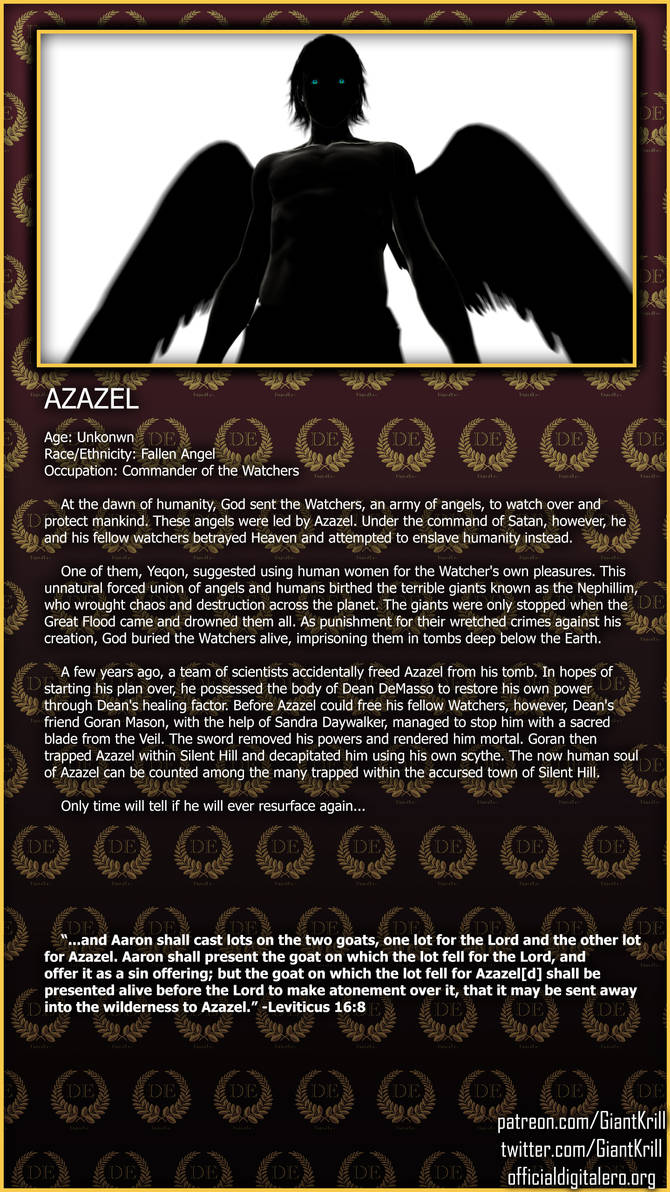 Azazel-Character Bio by GiantKrill on DeviantArt