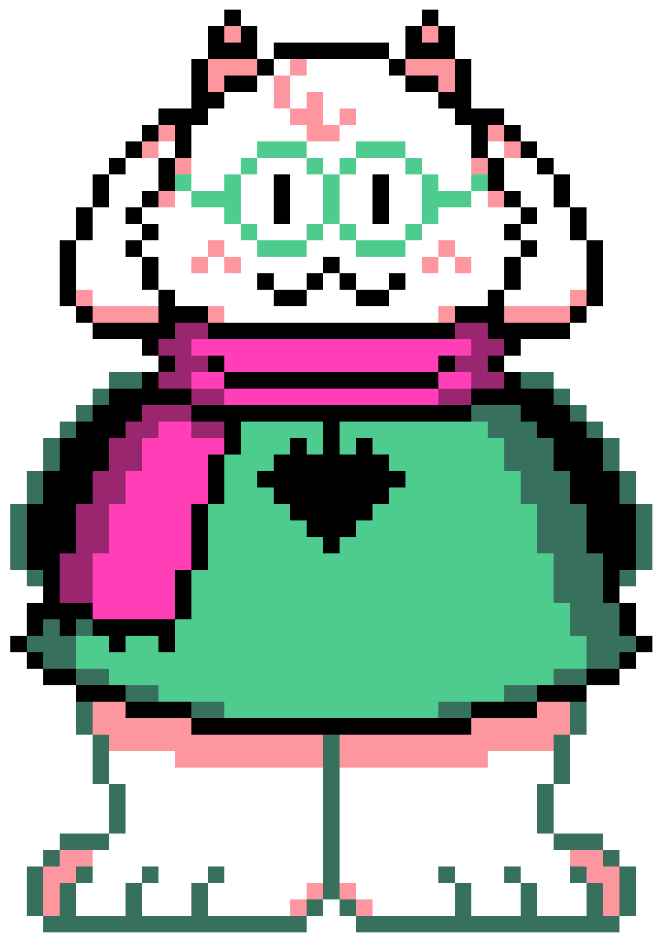Ralsei Sprite by V214egdYz on DeviantArt