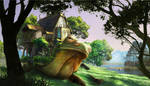 Frog/snail/giant house carrying thing by DolovcakJosip