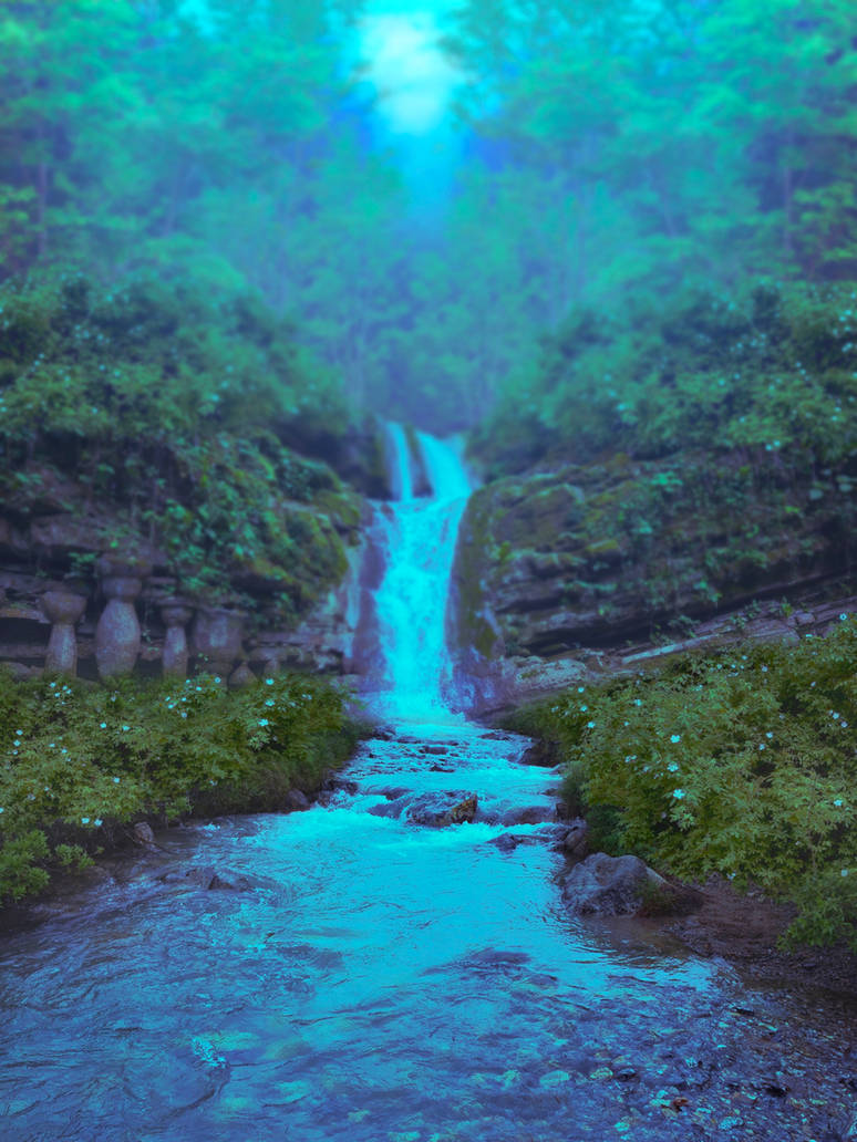Waterfall by OriginStory on DeviantArt