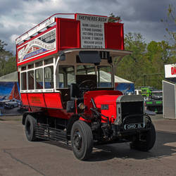 B Type Bus, Beaulieu National Motor Museum.