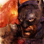 Batman-Ink,watercolor,digitalart