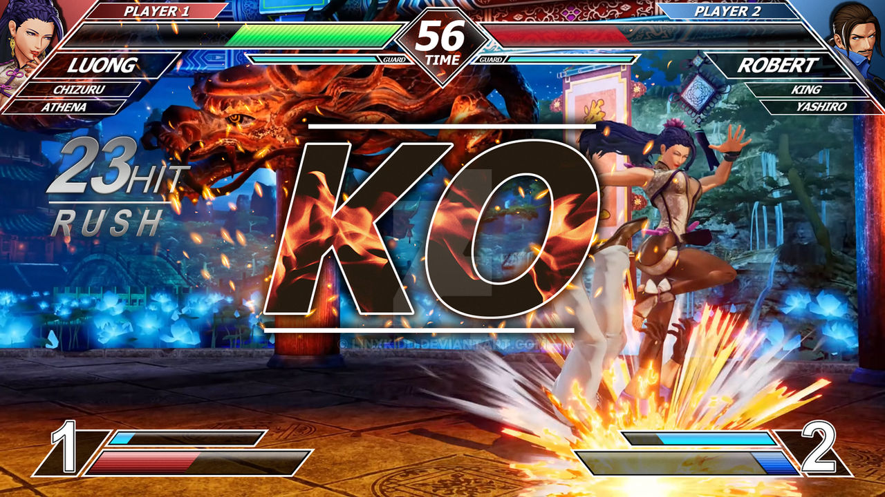 Kof Screen My KOF XV HUD - KO SCREEN by Linxkidd on DeviantArt