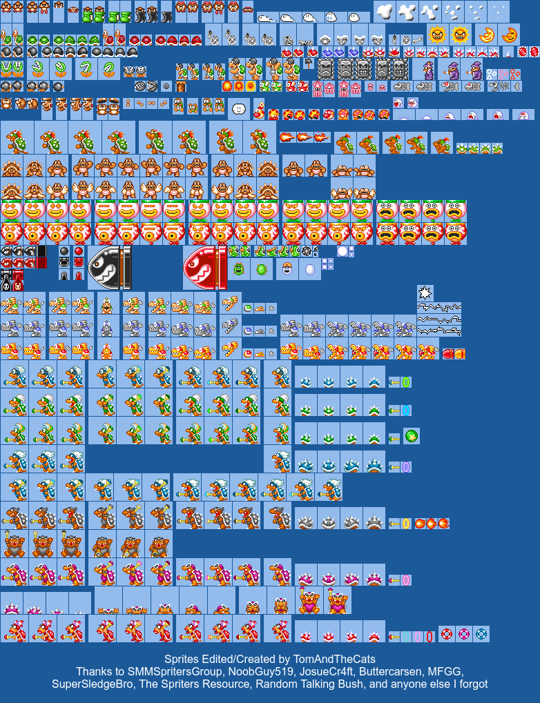 Smb1 Infla SMB1 SMAS Enemies (Version 3.0) by TomAndTheCats on DeviantArt