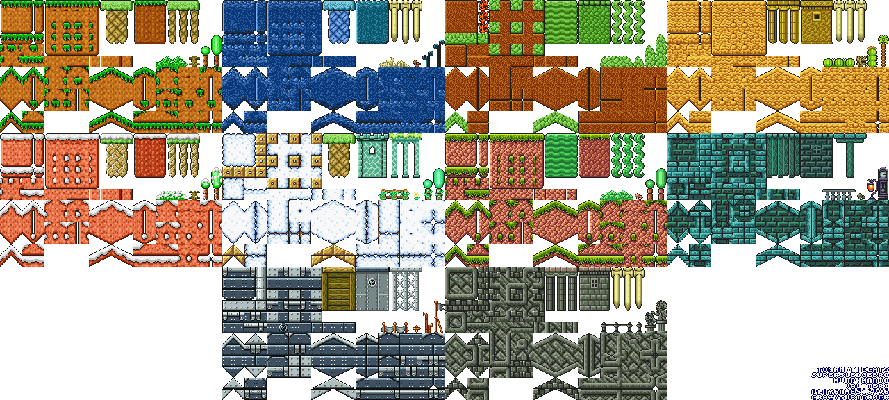 SMM2 SMB1 SNES Tileset by TomAndTheCats on DeviantArt