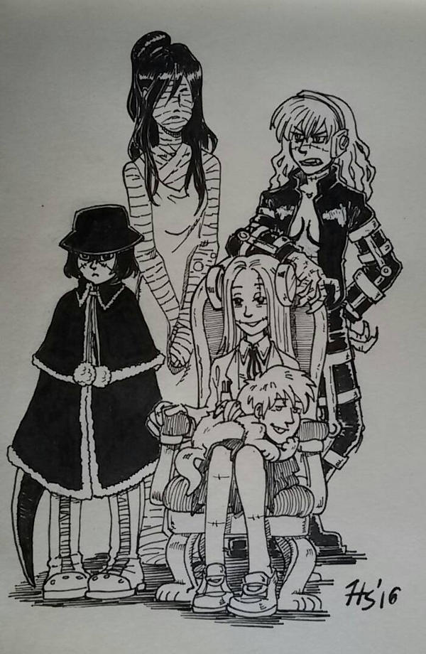 Inktober Day 4: Franken Fran by galaverna on DeviantArt