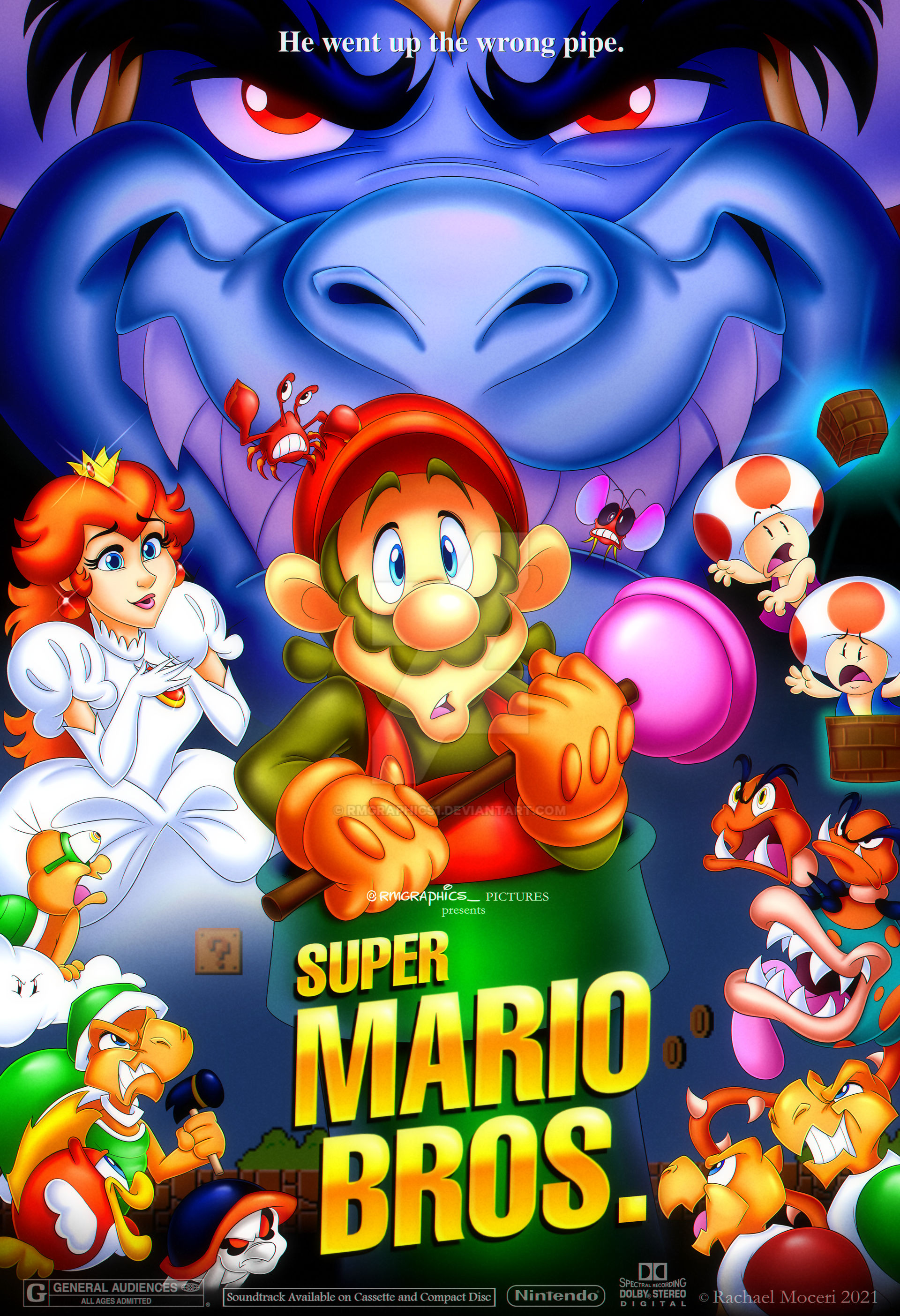 MAR10 Day 2021 - Super Mario Bros 1 Animated Movie by rmgraphics1 on  DeviantArt