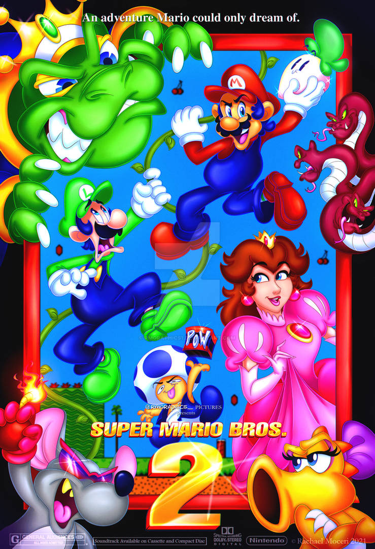 by rmgraphics1 Poster on Animated Bros. DeviantArt Movie Mario Super 2