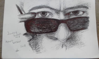 a portrait of Albert Wesker