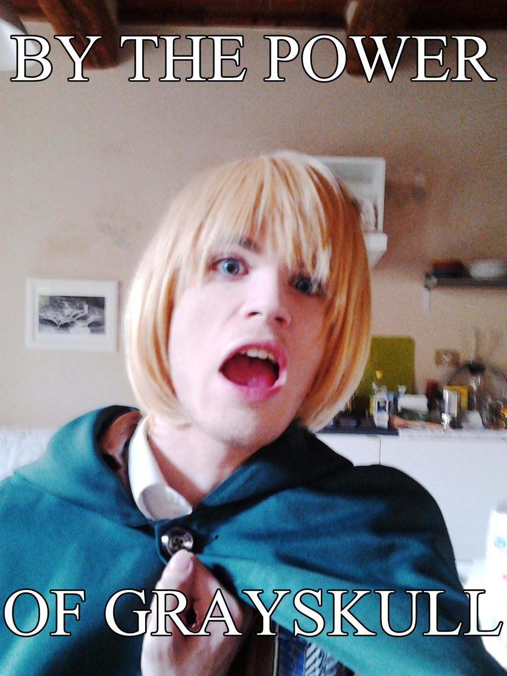 Armin Arlert Cosplay - HE-MAN'S POWER IN MY VEINS