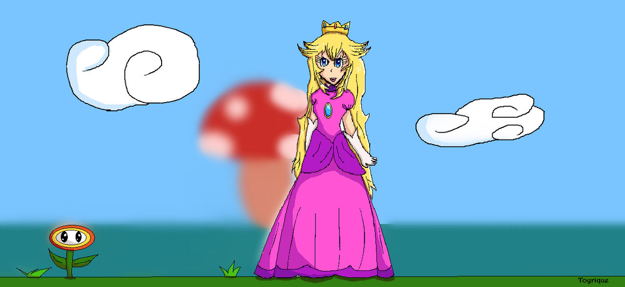 Princess Peach on meth by toyrique on DeviantArt