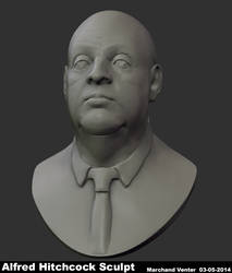 ZDoodle - Alfred Hitchcock - Bust