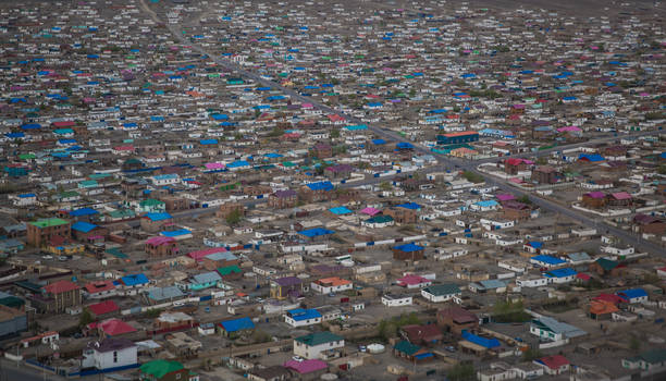 Houses. Bayan-Olgii, Mongolia