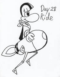 Inktober Day 28: Ride