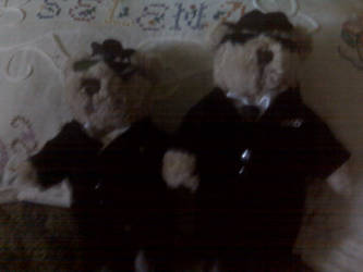 Jake and Elwood Teddies by Selenalunarox