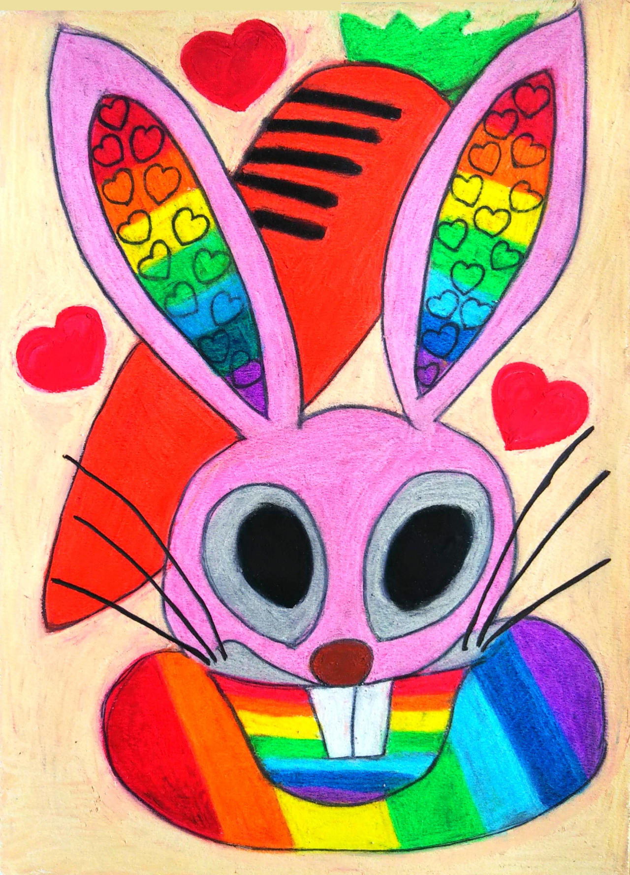 Rainbow Rabbit Deviantart Rainbow Rabbit by unclerokumonsen on DeviantArt