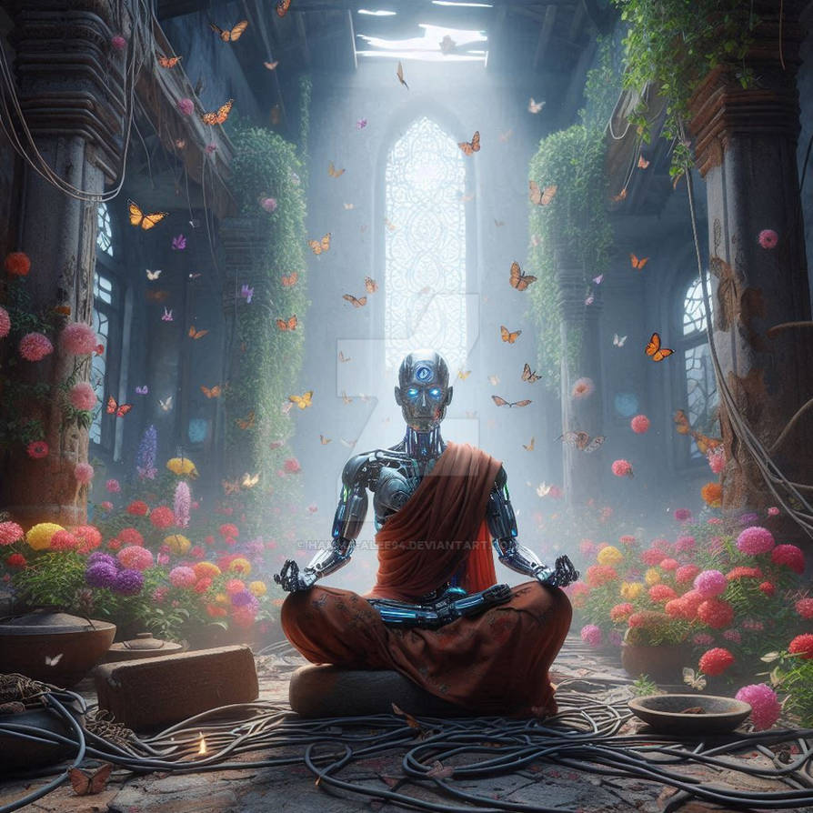 Machine, Sentient, Serene by hamma-alee94 on DeviantArt