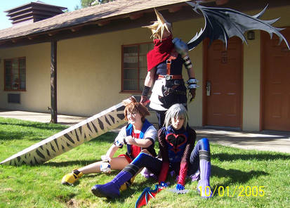 Sora, Riku, Cloud