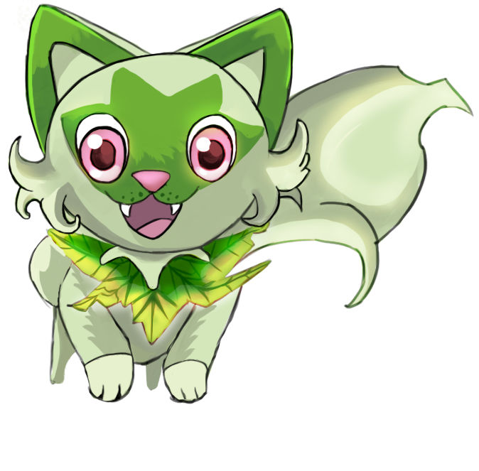 Pokemon Sprigatito by Koce-Art on DeviantArt