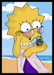 Lisa on a Beach