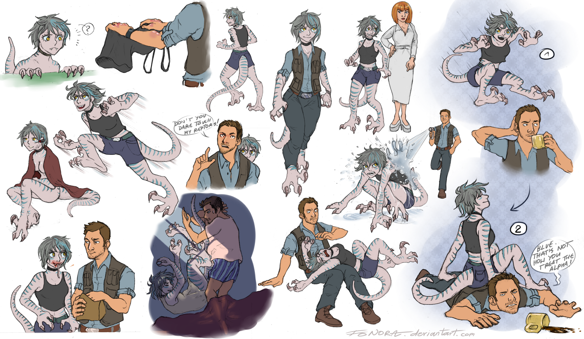 Blue Raspberry Humanized Humanized Blue - doodles by Yohiri on DeviantArt