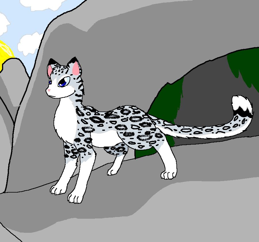 My First SnowLeopard drawing :D