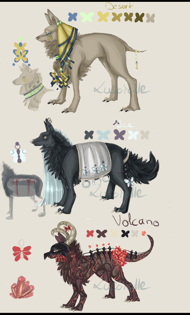 Butterfly Wolf Set (Closed)