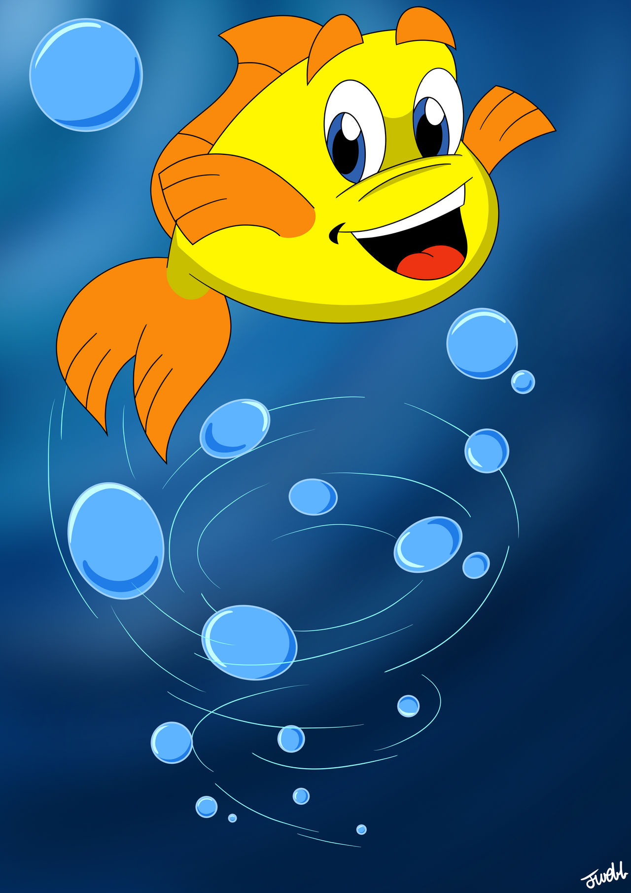 Freddi Fish by KFPDW on DeviantArt