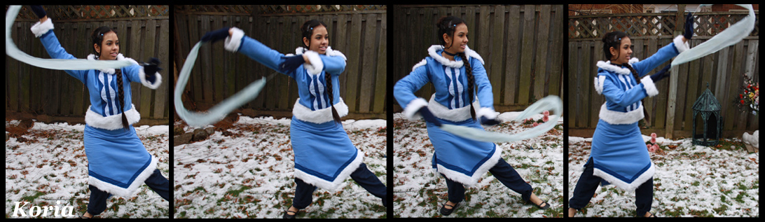 Water bending Katara