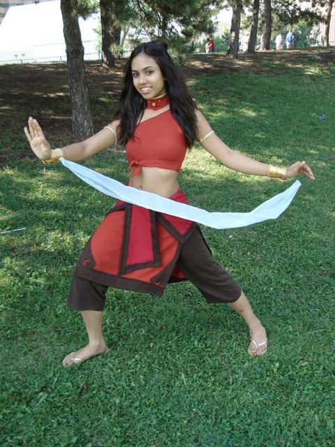 Fire Nation Katara cosplay