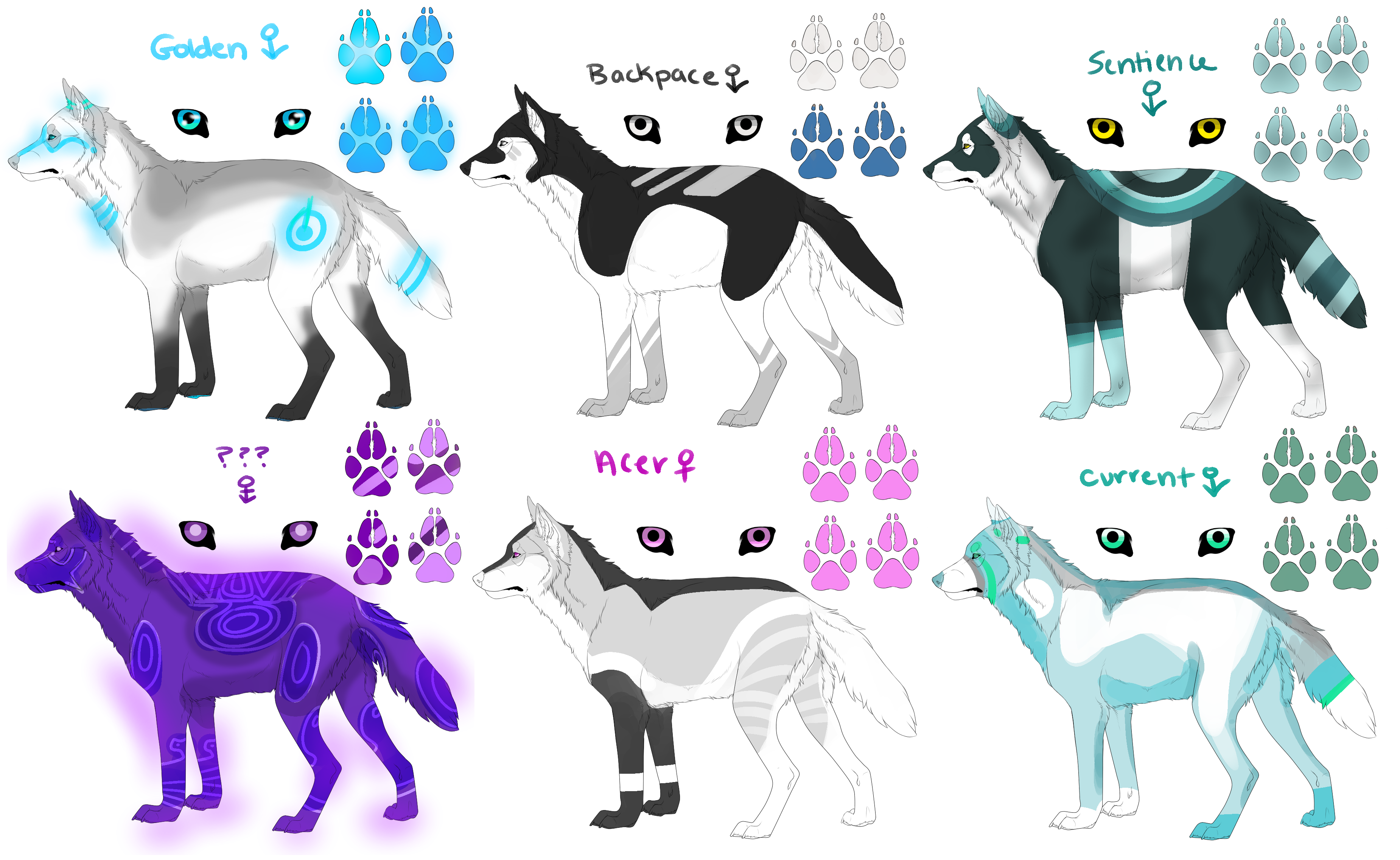 Wolf Adopts 3 (OPEN)