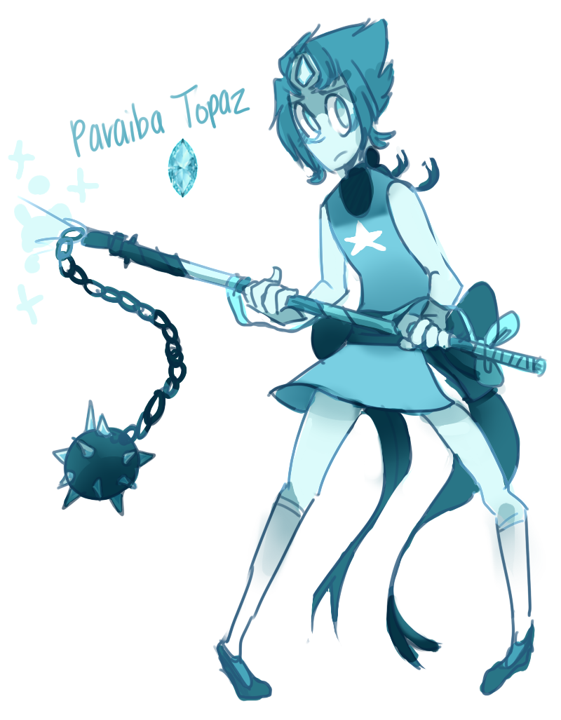 Paraiba Topaz - Steven Universe Gem OC