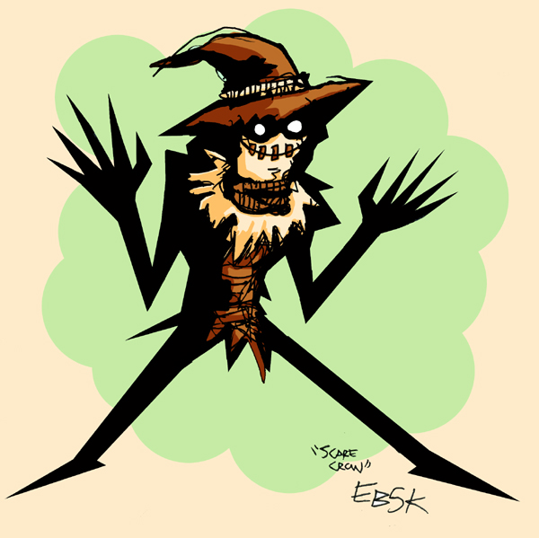 Scarecrow color sketch