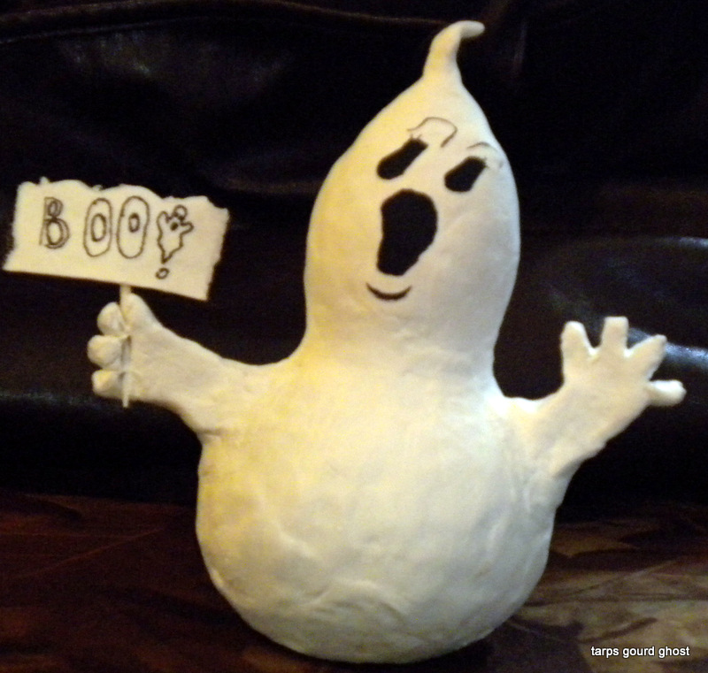 First Gourd Ghost Sculpture