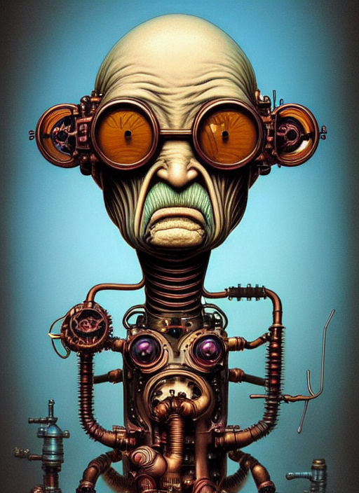 Grumpy Steampunk Martian 5 by Finhandley on DeviantArt